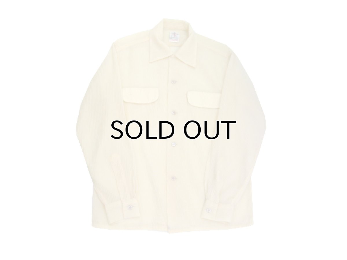 画像6: 1950's "Artvogue" L/S Silk Shirts Box Style Cream size M (表記 M 15 - 15 1/2) (6)