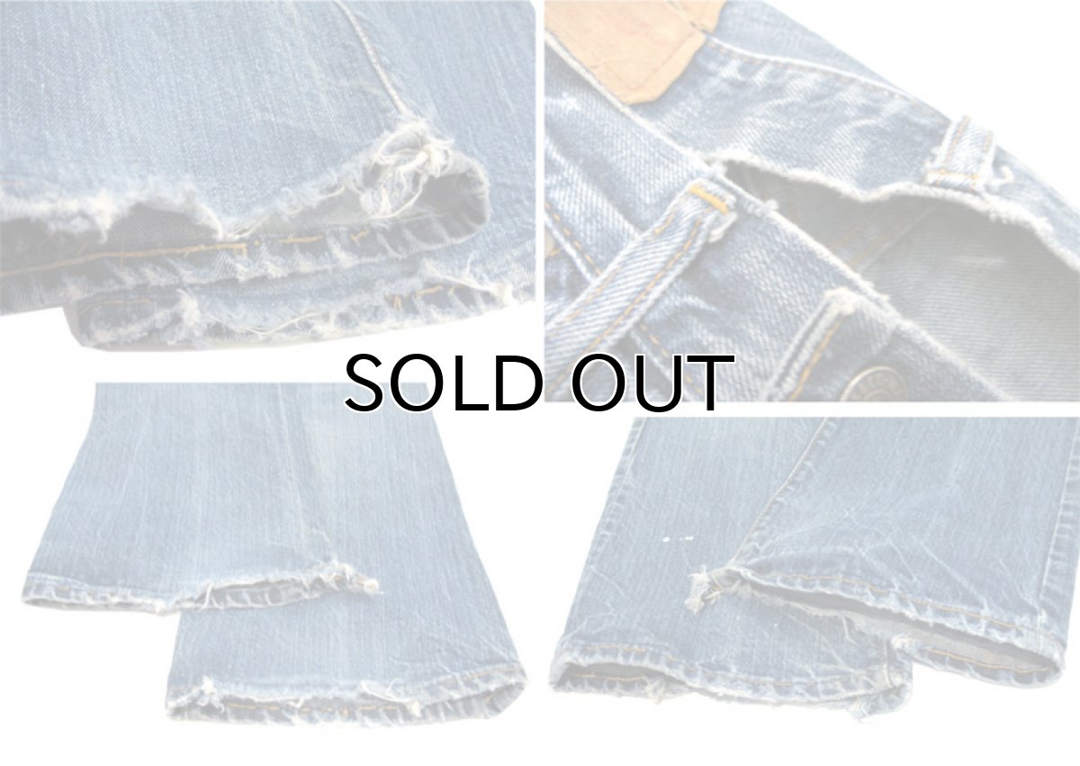画像7: 1970's Levi Strauss & Co. Lot 517 "Single Stitch" Denim Pants Indigo Denim size w 31 inch (表記 不明) (7)