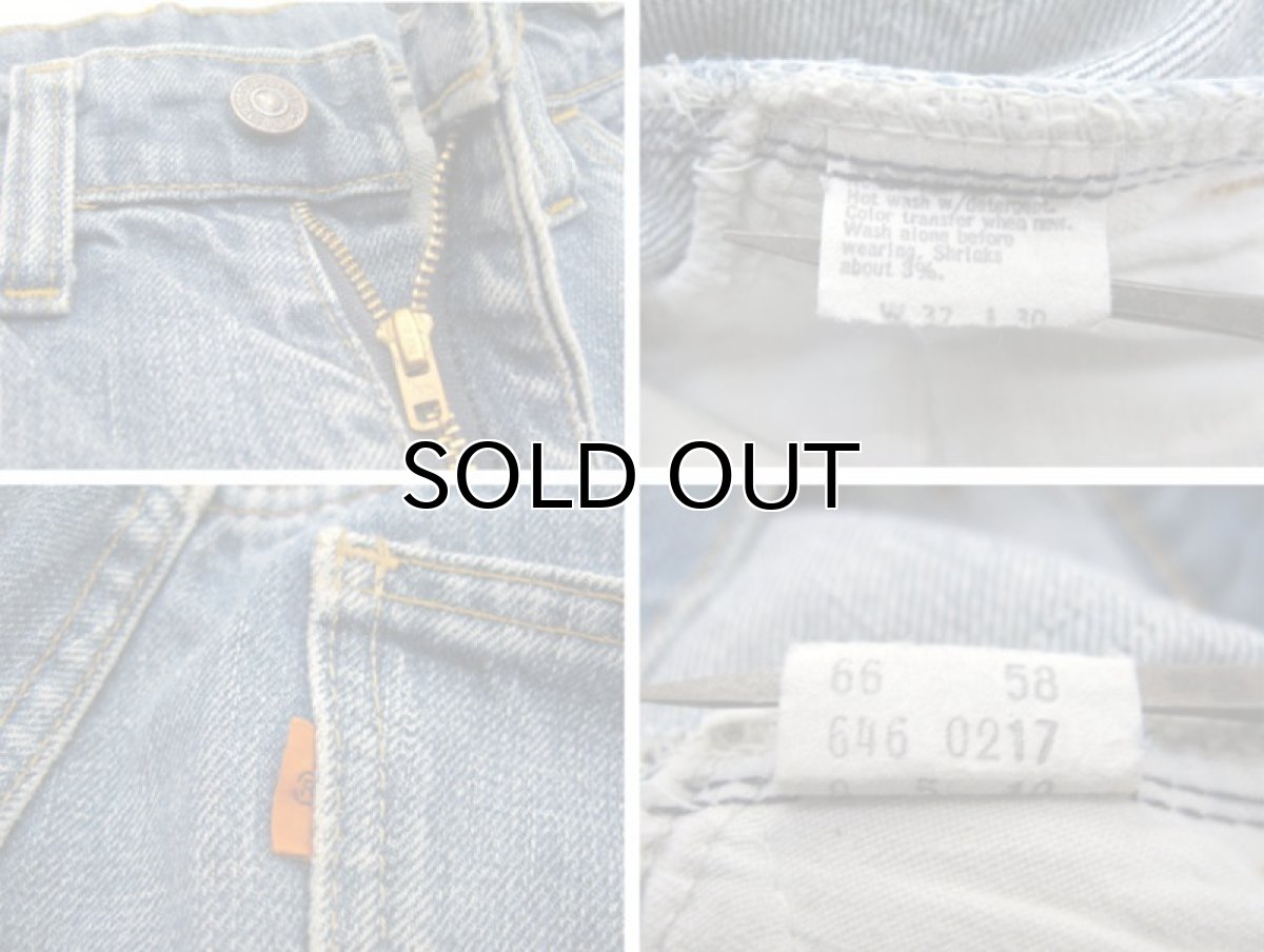 画像4: B) 1980's Levi Strauss & Co. Lot 646 Indigo Denim Pants　Indigo Blue　size w 32 inch (表記 32 x 30) (4)
