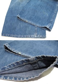画像6: 1940's "US NAVY" Denim Deck Trousers　Indigo Blue　size w 32 inch (6)