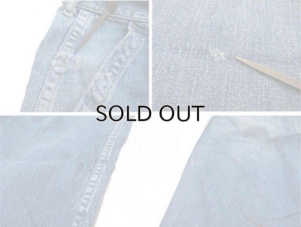 画像5: 1940's "US NAVY" Denim Deck Trousers　Indigo Blue　size w 32 inch (5)