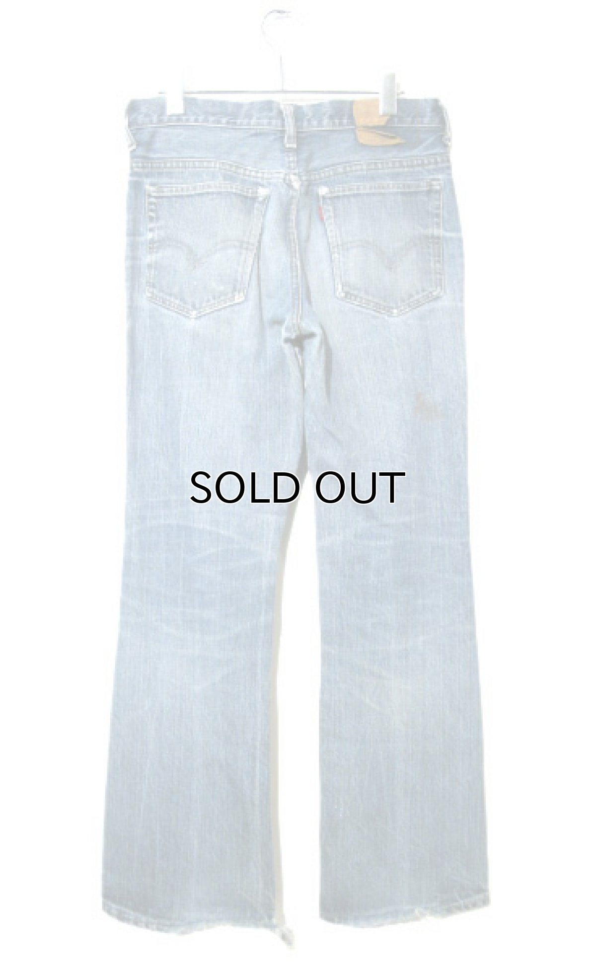 画像2: 1970's Levi Strauss & Co. Lot 517 "Single Stitch" Denim Pants Indigo Denim size w 31 inch (表記 不明) (2)