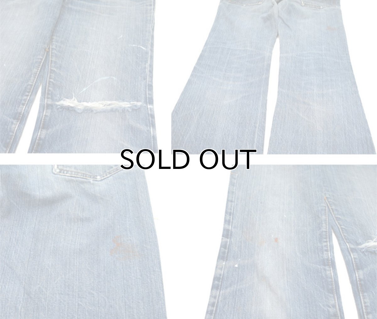 画像6: 1970's Levi Strauss & Co. Lot 517 "Single Stitch" Denim Pants Indigo Denim size w 31 inch (表記 不明) (6)