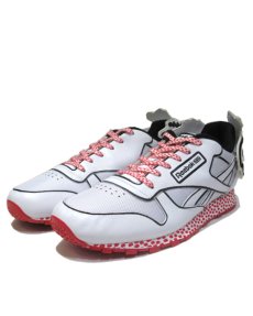 画像1: NEW Reebok "Keith Haring" Classic Leather Sneaker　White / Black / Red　size 9.5 (27.5 cm) (1)