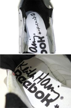 画像4: NEW Reebok "Keith Haring" Classic Leather Sneaker　White / Black / Red　size 9.5 (27.5 cm) (4)