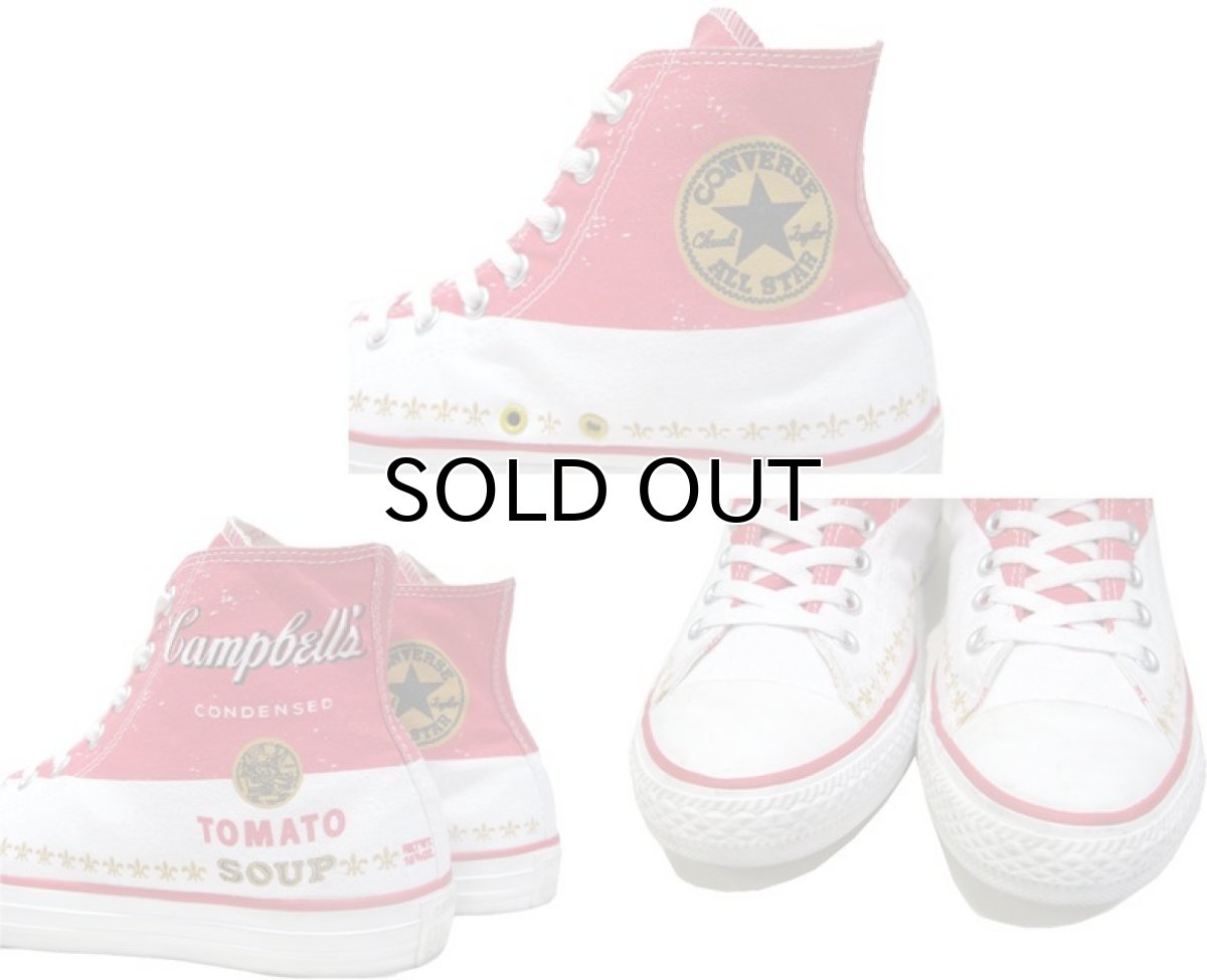 画像4: Converse ALL STAR "Andy Warhol" Hi-Cut Sneaker White / Red size 8 (26.5 cm) (4)