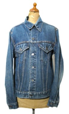 画像1: 1960-70's Levi's 70505 "E" Denim Jacket　Indigo Blue　size M (表記 36-38) (1)
