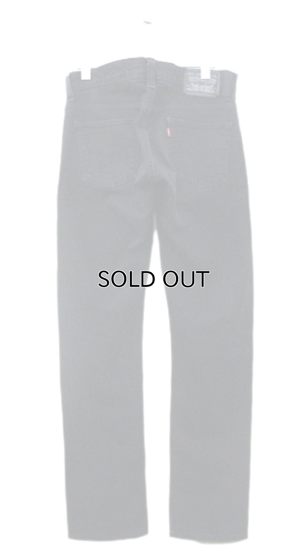 画像2: B) Levi's 511 Denim Skinny Pants　Black Denim　size w 30.5 inch (表記 w30 L30) (2)