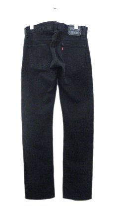 画像2: B) Levi's 511 Denim Skinny Pants　Black Denim　size w 30.5 inch (表記 w30 L30) (2)