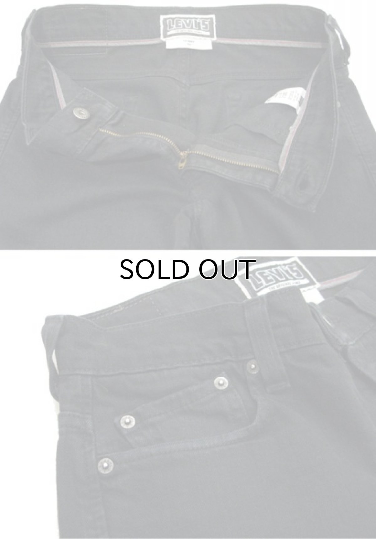 画像5: B) Levi's 511 Denim Skinny Pants　Black Denim　size w 30.5 inch (表記 w30 L30) (5)