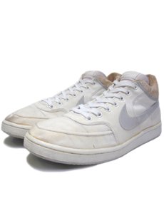 画像1: 1980's NIKE Canvas Sneaker -made in KOREA-　Off White　size 11 1/2 (29.5 cm) (1)