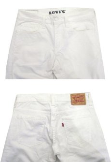 画像3: Levi's 511 Denim Skinny Pants　WHITE　size w 33 inch (表記 w32 L30) (3)