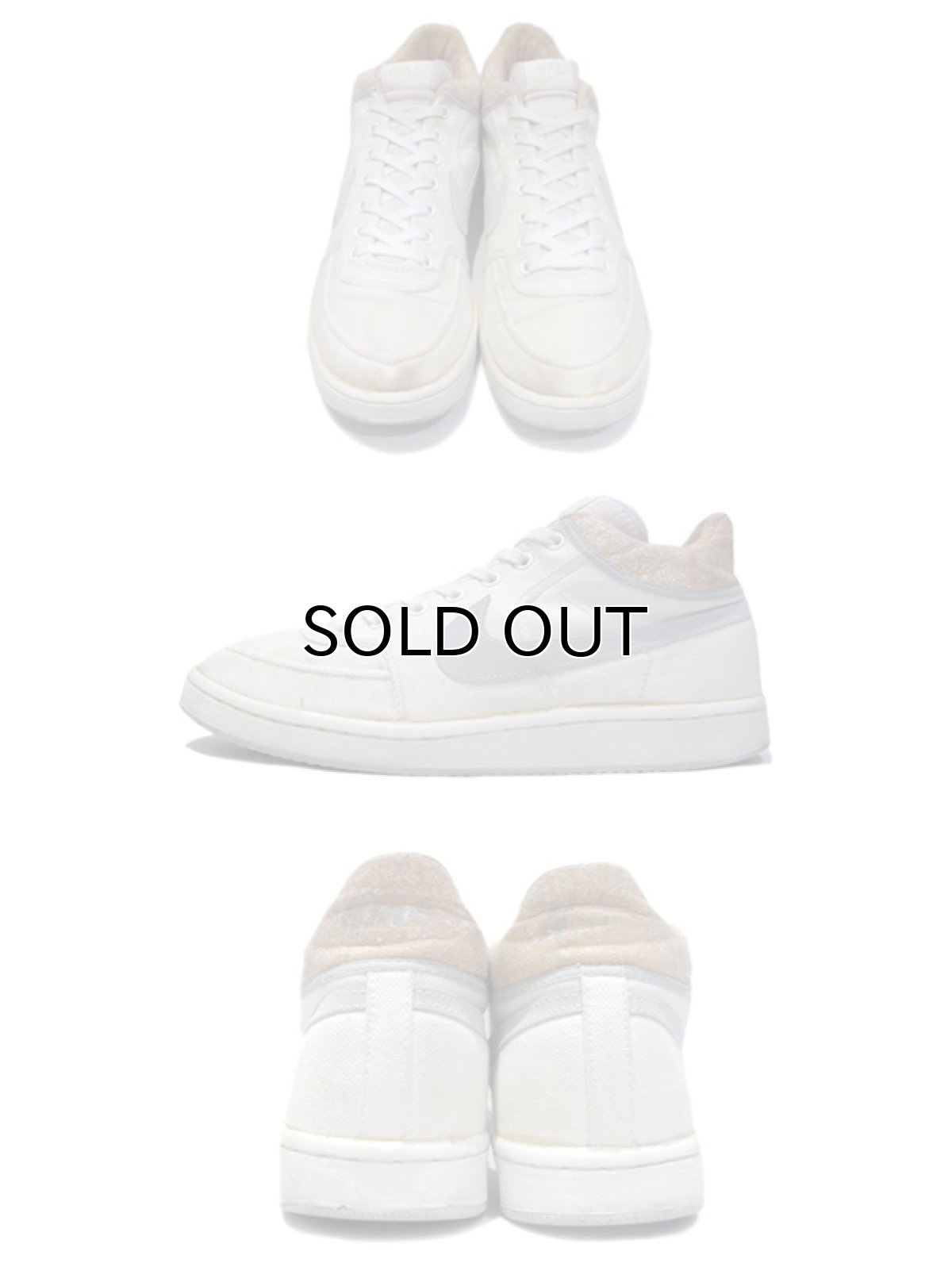 画像2: 1980's NIKE Canvas Sneaker -made in KOREA-　Off White　size 11 1/2 (29.5 cm) (2)