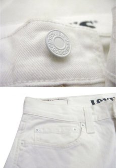 画像5: Levi's 511 Denim Skinny Pants　WHITE　size w 33 inch (表記 w32 L30) (5)