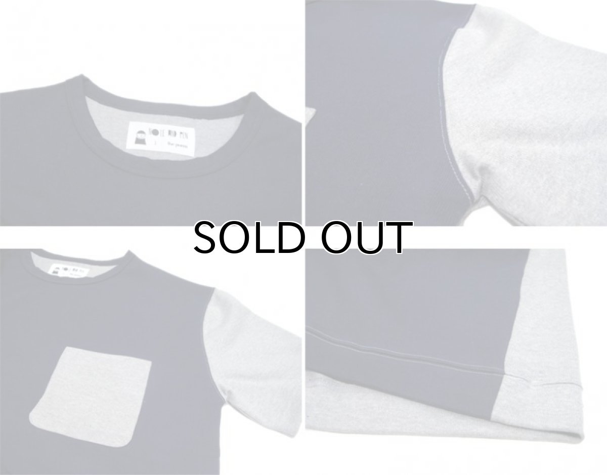 画像4: " Note and Pen the poem " ノートとペン "ポエムのポケットTee" NAVY / GREY (4)