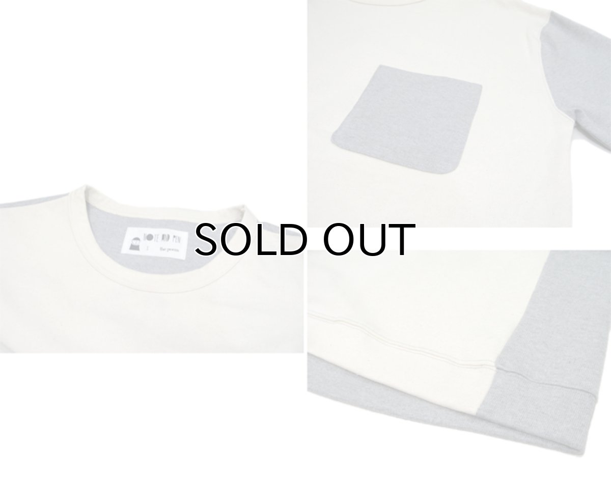 画像4: " Note and Pen the poem " ノートとペン　"ポエムのポケットTee"　OFF / GREY (4)