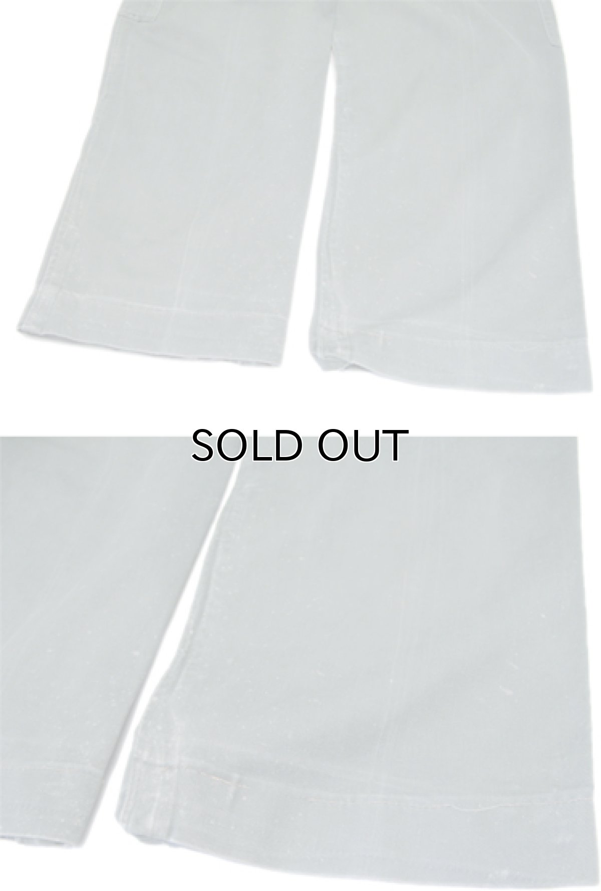 画像6: 1950's U.S.AIR FORCE MIL T-4335A Hemmed Bottoms Sage Green size w 30 inch (表記 30R) (6)