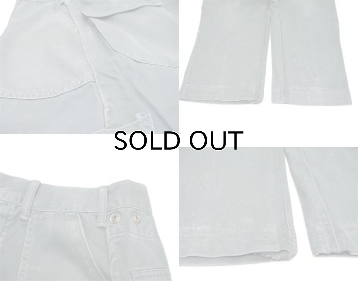 画像4: 1950's U.S.AIR FORCE MIL T-4335A Hemmed Bottoms Sage Green size w 30 inch (表記 30R) (4)