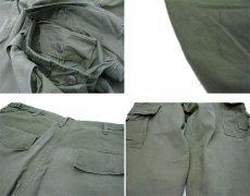 画像6: 1960's U.S.Military Cotton Poplin Rip-Stop Trousers　OLIVE　size w 32 inch (Regular / Small)　 (6)