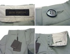 画像3: LOUIS VUITTON Cotton Gabardine Trousers -made in ITALY-　Sage Green　size w 31 inch (表記 48) (3)