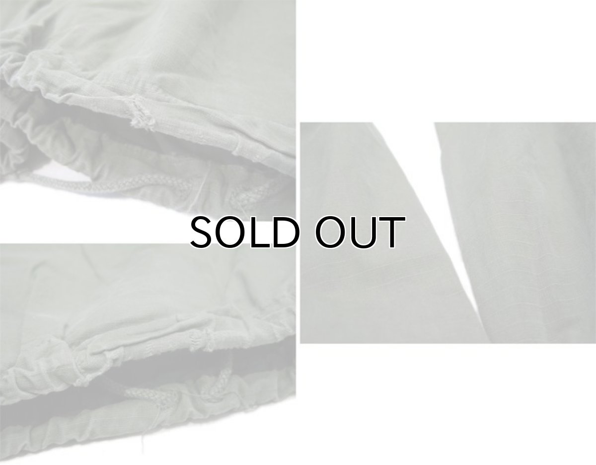 画像8: 1960's U.S.Military Cotton Poplin Rip-Stop Trousers OLIVE size w 32 inch (Regular / Small)  (8)