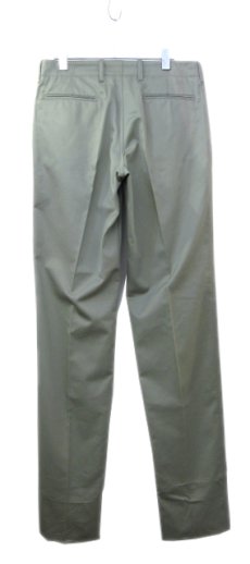 画像2: LOUIS VUITTON Cotton Gabardine Trousers -made in ITALY-　Sage Green　size w 31 inch (表記 48) (2)
