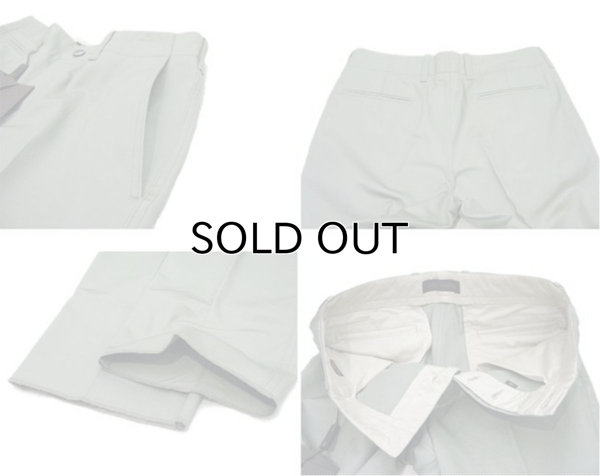画像4: LOUIS VUITTON Cotton Gabardine Trousers -made in ITALY- Sage Green size w 31 inch (表記 48) (4)