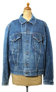 画像1: 1960's Levi's 557XX (3rd) Guaranteed Denim Jacket　Indigo Blue　size L (表記 44) (1)