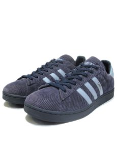 画像1: 00's adidas "CAMPUS" Corduroy Sneaker　NAVY　size 11.5 (29.5 cm) (1)