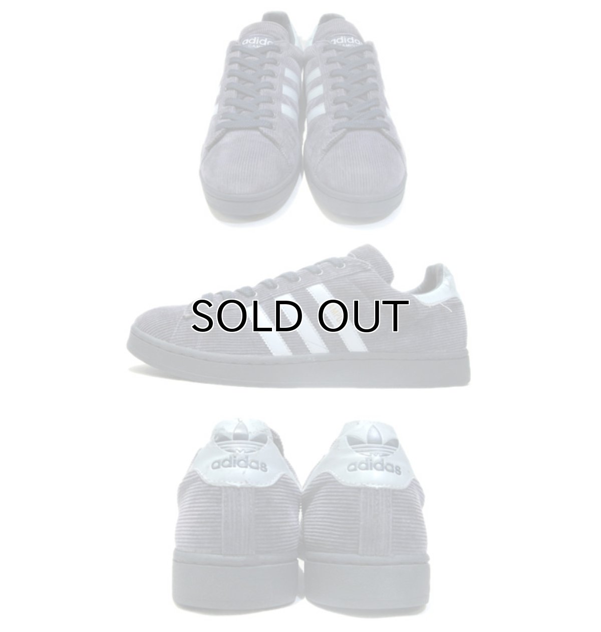 画像2: 00's adidas "CAMPUS" Corduroy Sneaker NAVY size 11.5 (29.5 cm) (2)