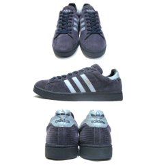画像2: 00's adidas "CAMPUS" Corduroy Sneaker　NAVY　size 11.5 (29.5 cm) (2)