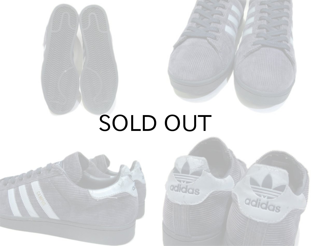 画像3: 00's adidas "CAMPUS" Corduroy Sneaker NAVY size 11.5 (29.5 cm) (3)