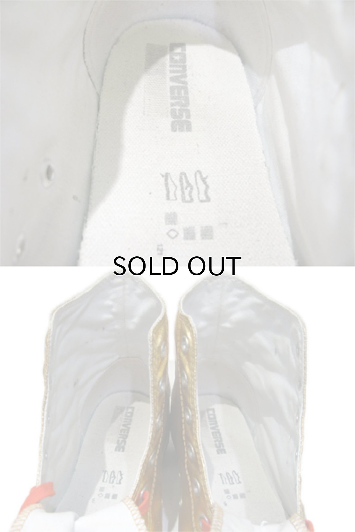 画像4: 00's Converse ALL STAR Hi-Cut Sneaker　GOLD　size 11 (29.5 cm) (4)