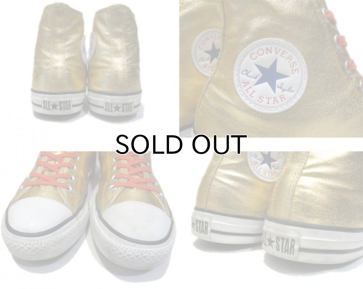 画像3: 00's Converse ALL STAR Hi-Cut Sneaker　GOLD　size 11 (29.5 cm) (3)
