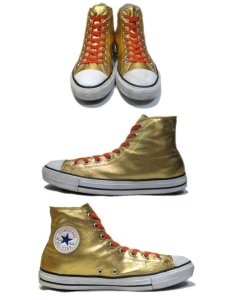 画像2: 00's Converse ALL STAR Hi-Cut Sneaker　GOLD　size 11 (29.5 cm) (2)