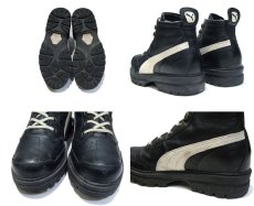 画像3: RUDOLF DASSLER SCHUHFABRIK by PUMA Leather Sneaker　BLACK　size 6 1/2 (24.5 cm) (3)