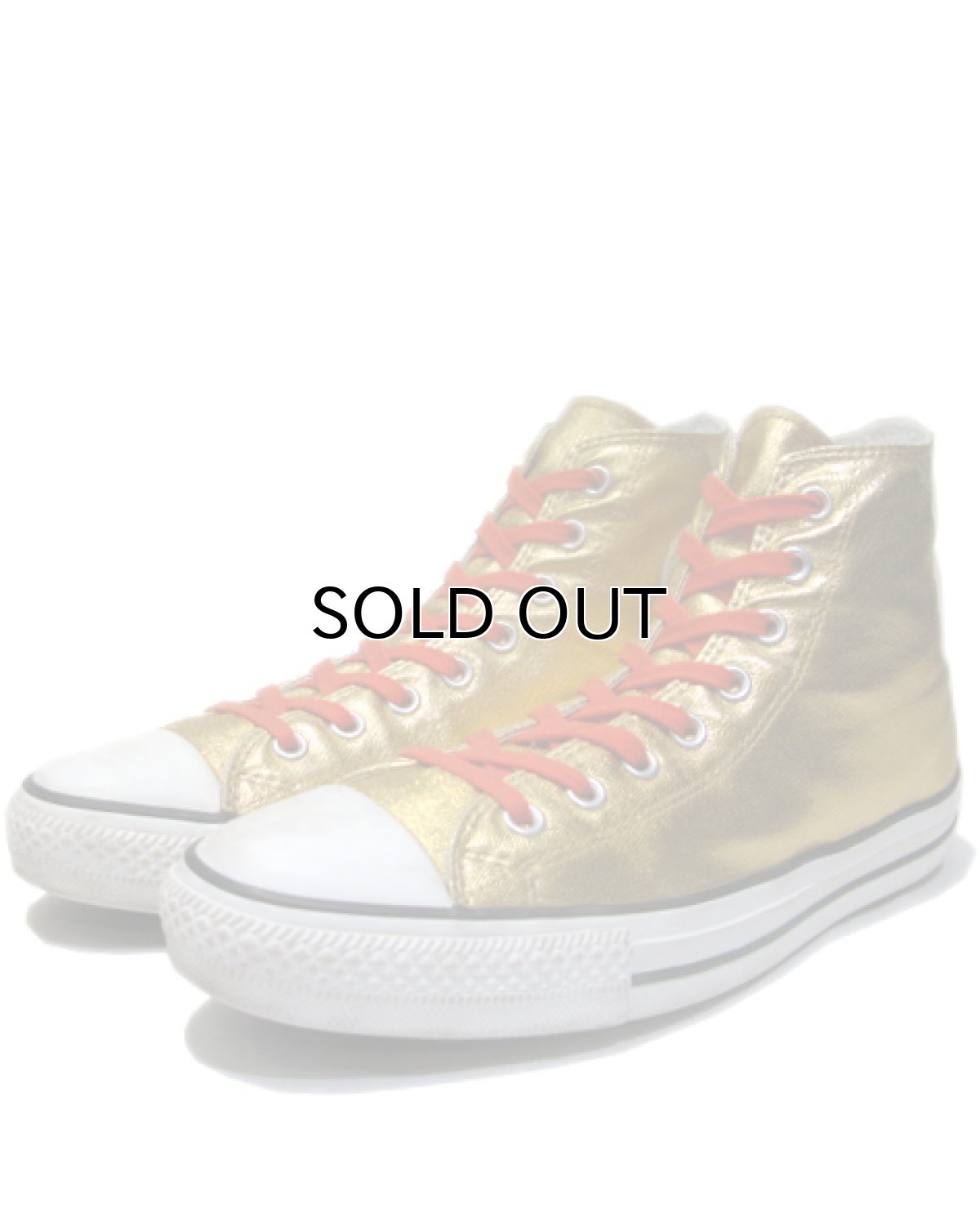 画像1: 00's Converse ALL STAR Hi-Cut Sneaker　GOLD　size 11 (29.5 cm) (1)