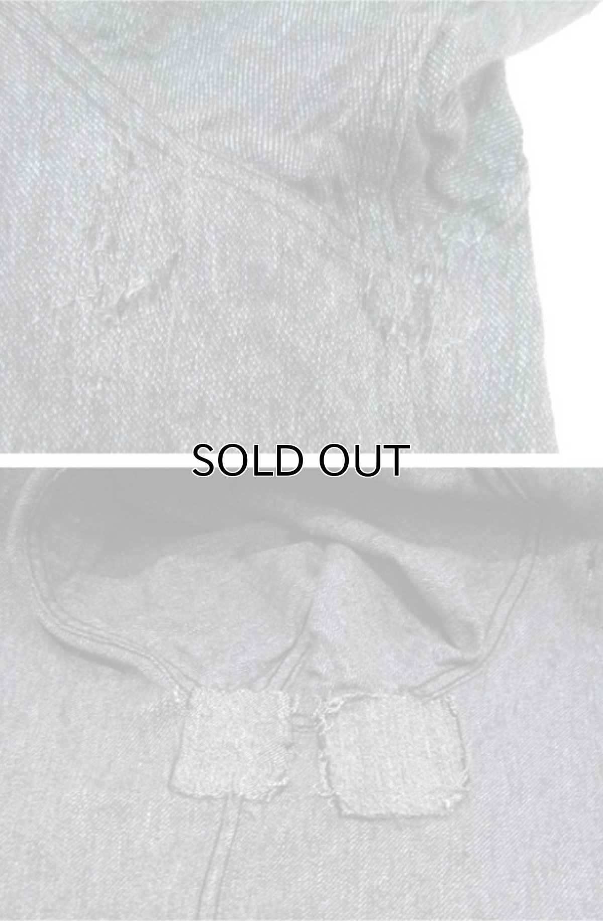 画像6: 1950's French Salt and Pepper Atelier Coat  some repair size M - L (表記 不明) (6)