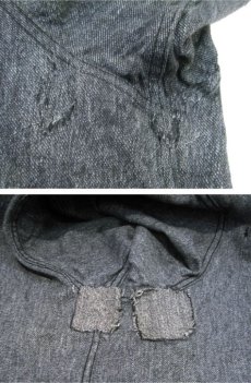 画像6: 1950's French Salt and Pepper Atelier Coat  some repair　size M - L (表記 不明) (6)