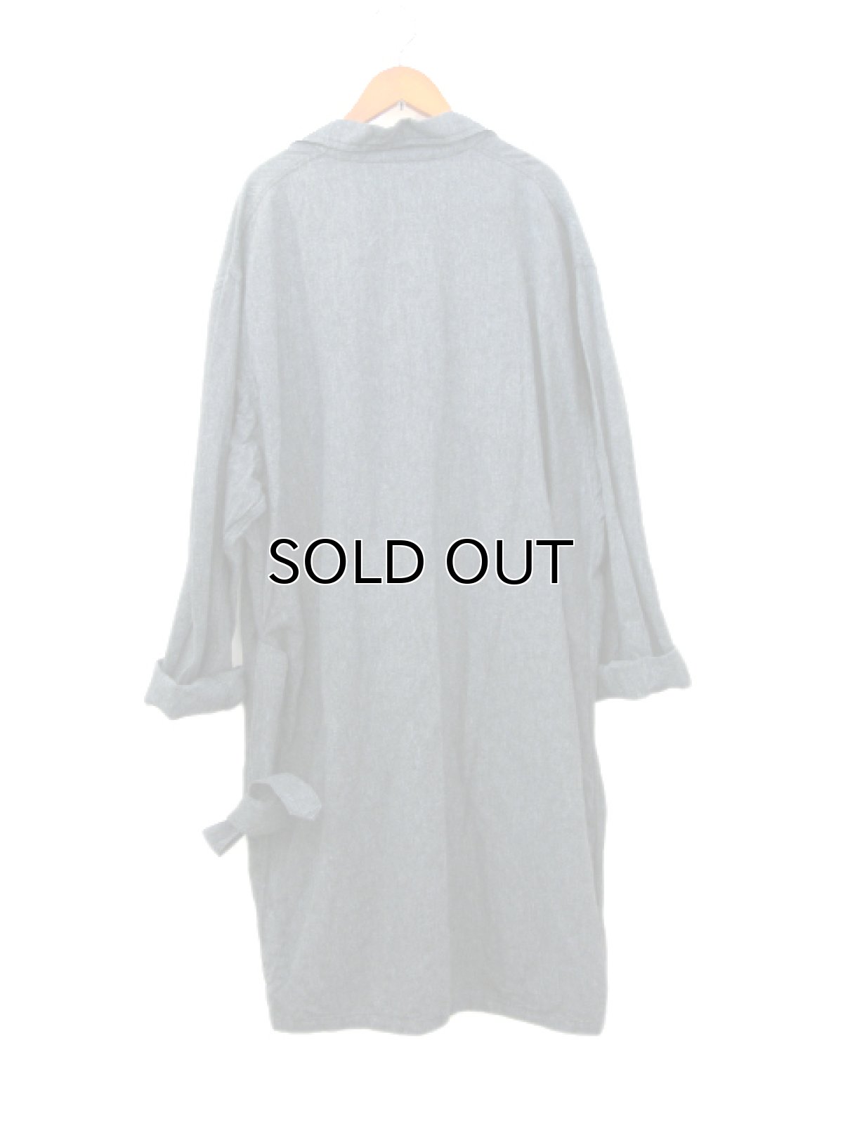 画像2: 1950's French Salt and Pepper Atelier Coat  some repair size M - L (表記 不明) (2)