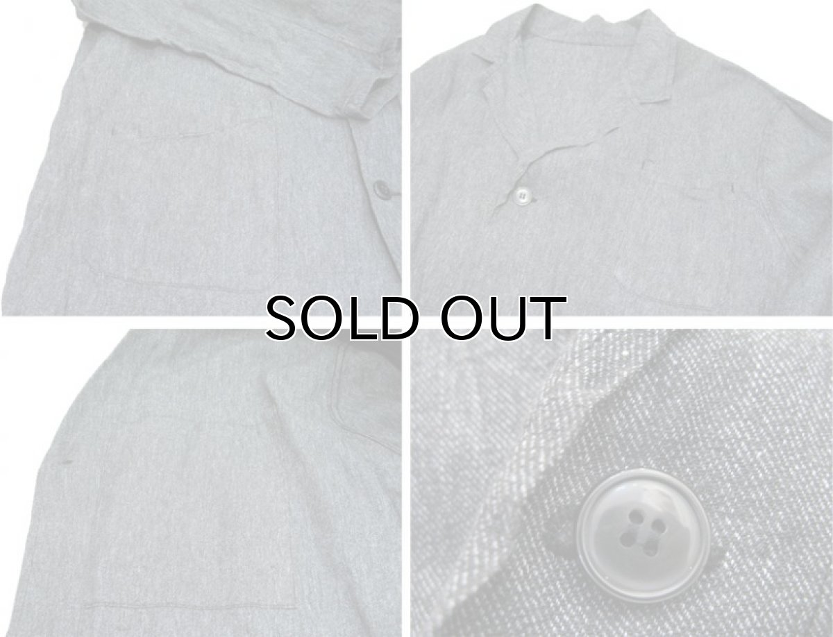 画像5: 1950's French Salt and Pepper Atelier Coat  some repair size M - L (表記 不明) (5)