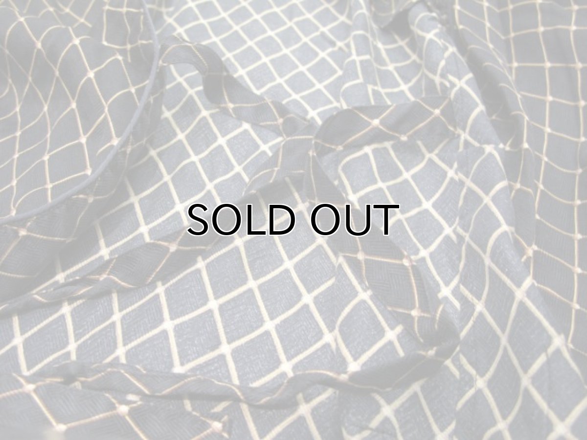 画像6: SAKS FIFTH AVENUE Silk Gown　BLACK　size L-XL (表記 不明) (6)