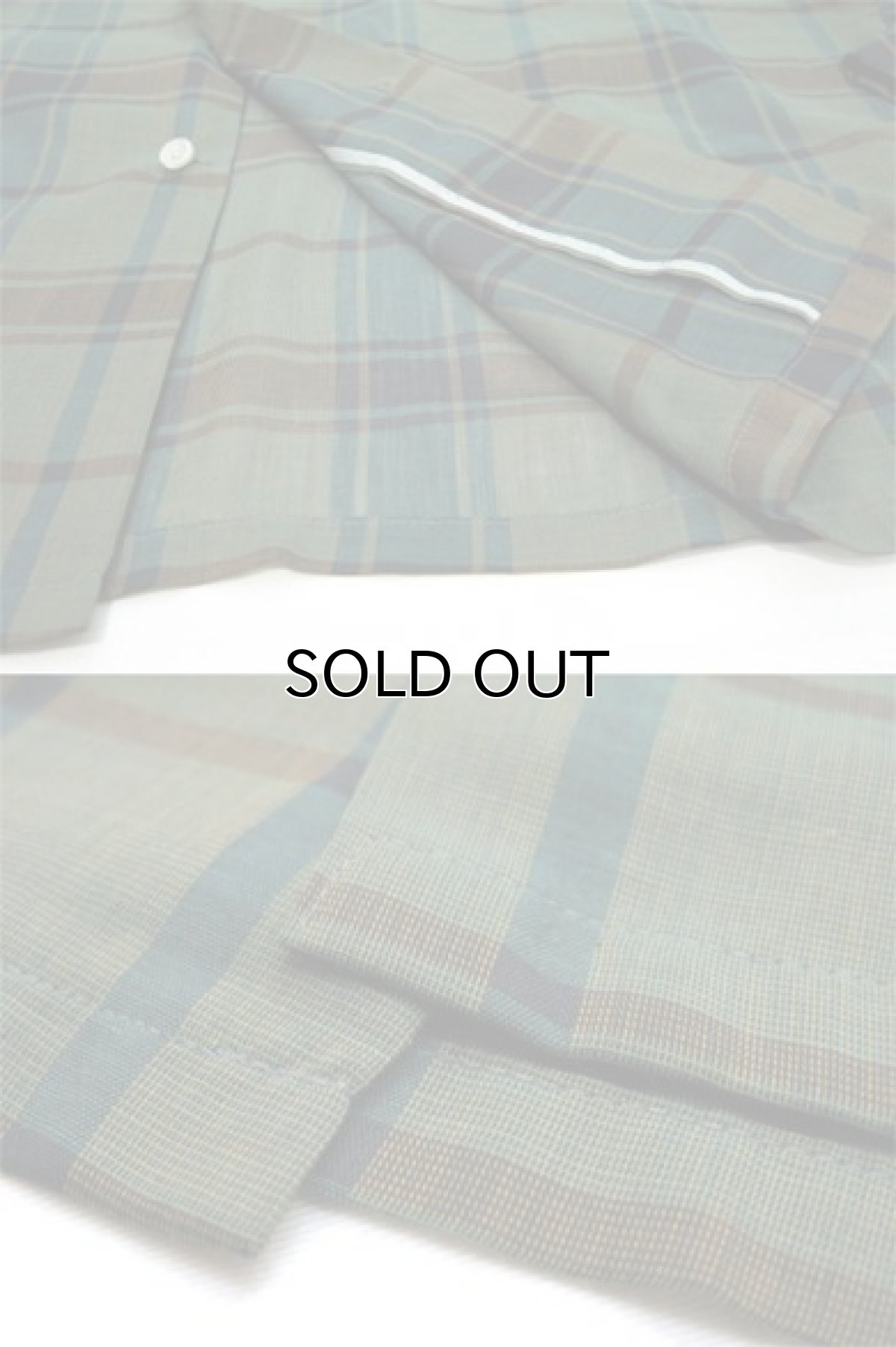 画像6: 1960's "The Halle Bros. Co." Check Pattern Box Shirts　GREEN　size L (表記 L 33) (6)