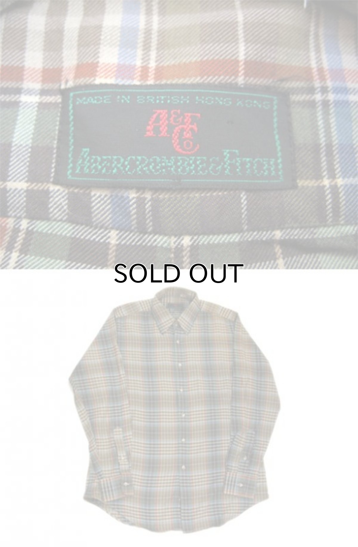 画像3: 1980's ABERCROMBIE & FITCH Check Pattern L/S Shirts　BROWN　サイズ L (表記 L) (3)