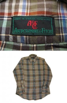 画像3: 1980's ABERCROMBIE & FITCH Check Pattern L/S Shirts　BROWN　サイズ L (表記 L) (3)