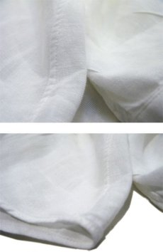 画像5: RALPH LAUREN L/S Linen BD Shirts　WHITE　size M - L (表記 S) (5)