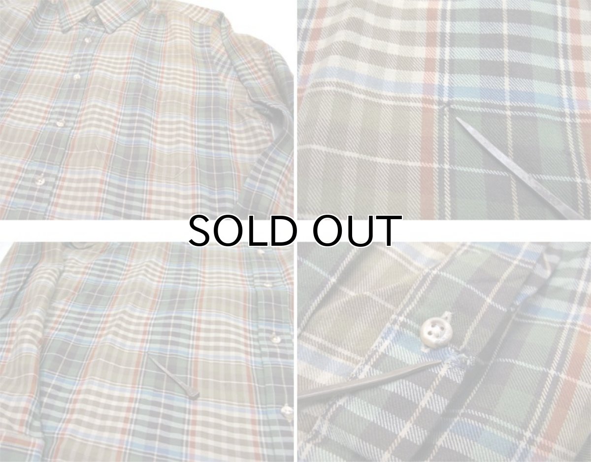 画像4: 1980's ABERCROMBIE & FITCH Check Pattern L/S Shirts　BROWN　サイズ L (表記 L) (4)