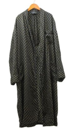 画像1: SAKS FIFTH AVENUE Silk Gown　BLACK　size L-XL (表記 不明) (1)