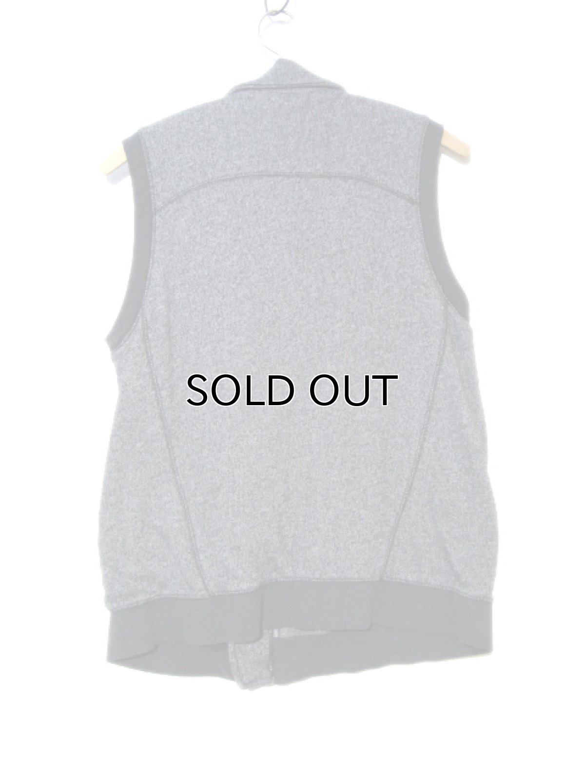 画像2: DKNY JEANS Double Breast Sleeveless Tops　Charcoal Grey　size M - L (表記 S) (2)