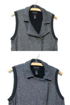 画像3: DKNY JEANS Double Breast Sleeveless Tops　Charcoal Grey　size M - L (表記 S) (3)